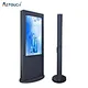 Тотем Signage IP65 65Inch на открытом воздухе стоя цифров рекламируя дисплей